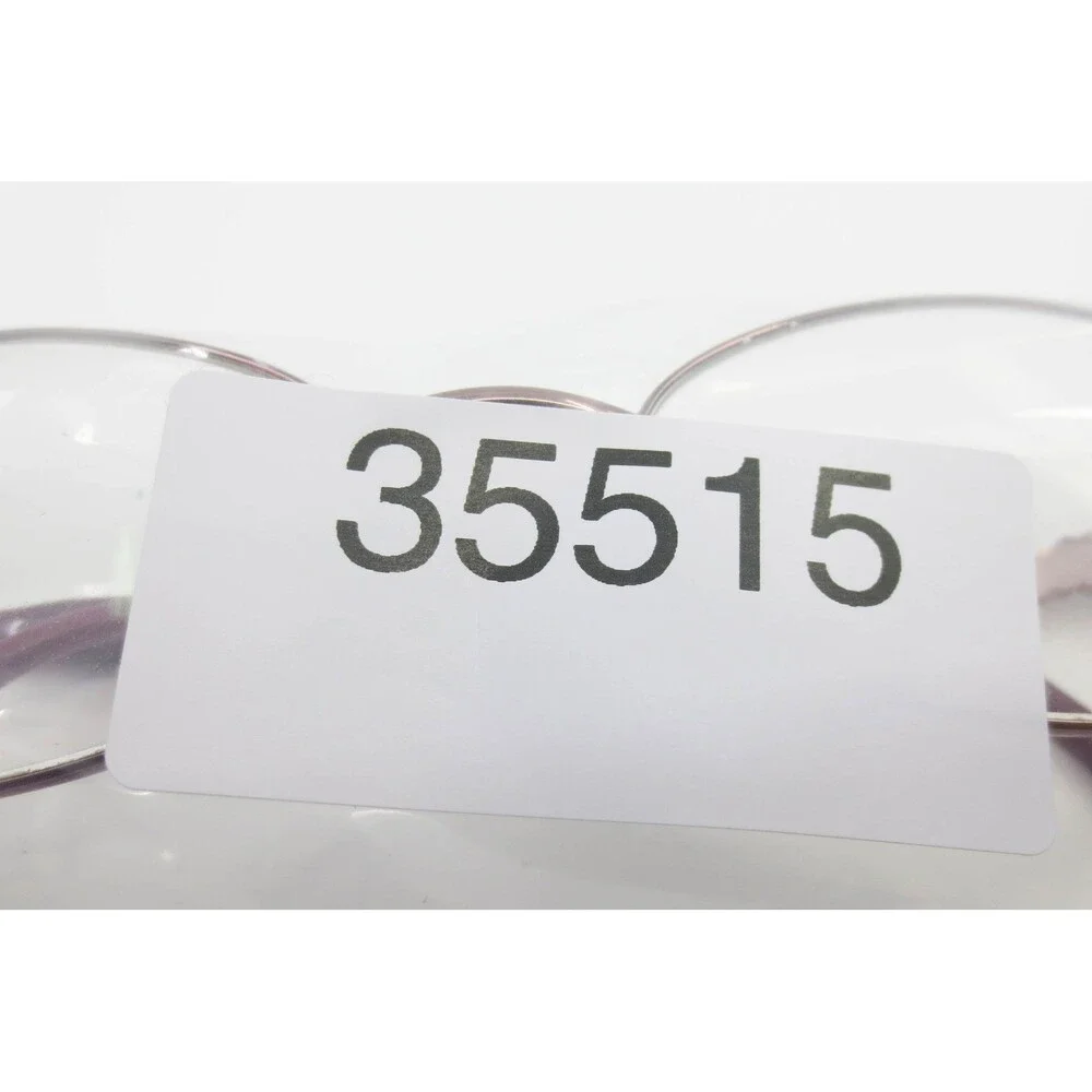 Bulova Manila Eyeglasses Light Brown Oval Frames Decorative Temples 53-17-135